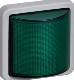 LK OPUS® 74, Signallampe med LED pære (blink eller konstant lys), 1 modul – Lauritz Knudsen