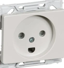 LK OPUS® 66, Stikkontakt med jord, 1 modul – Lauritz Knudsen