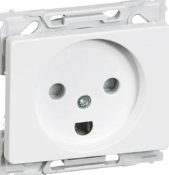 LK OPUS® 66, Stikkontakt med jord, 1 modul – Lauritz Knudsen