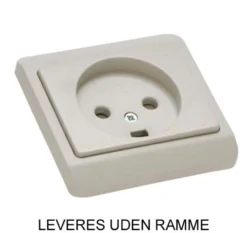 LK OPUS® 66, Stikkontakt med jord, 1 modul – Lauritz Knudsen