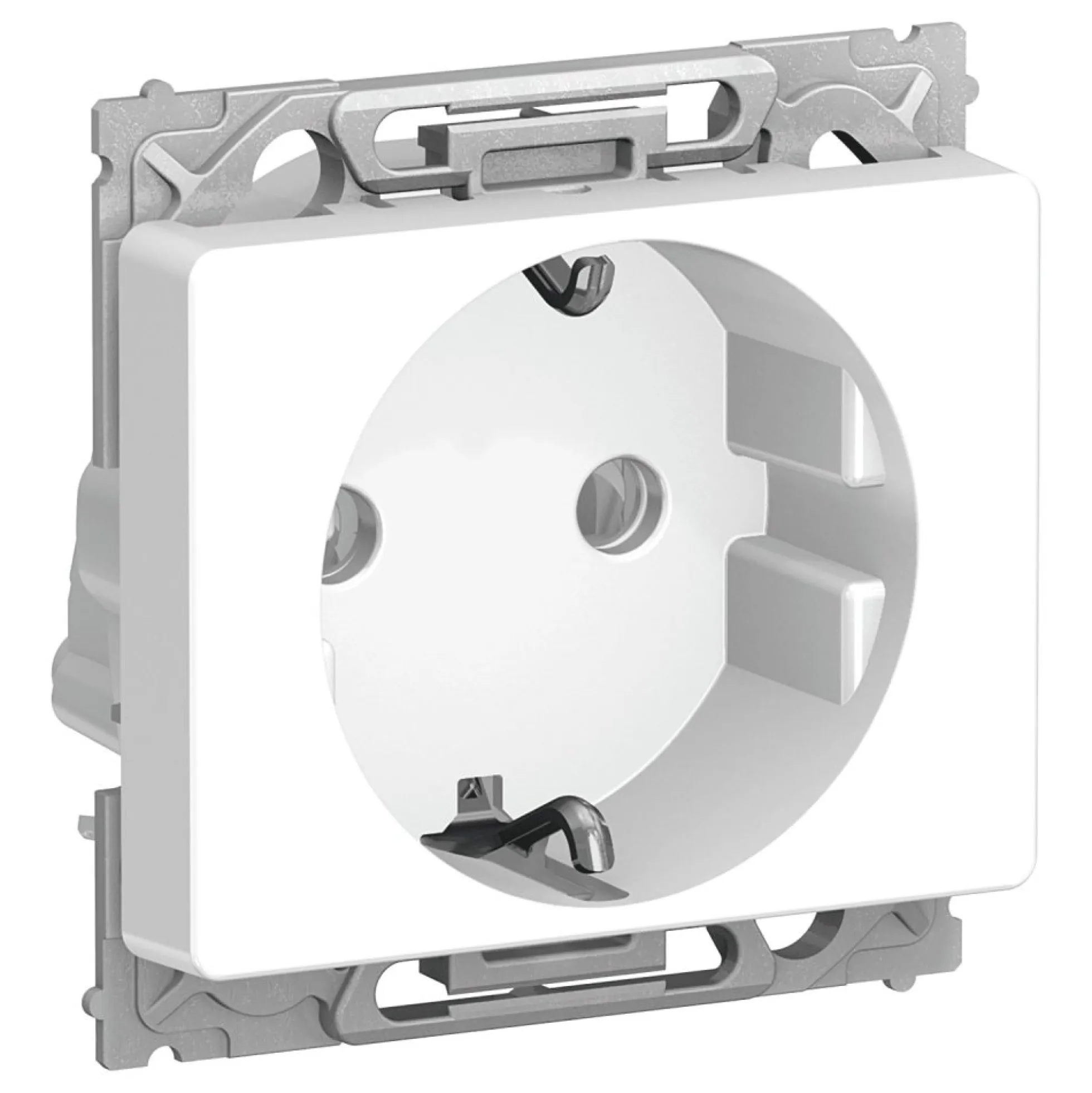 LK OPUS® 66, Stikkontakt med side-jord (Schuko), 1 modul – Lauritz Knudsen