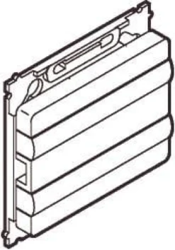 LK OPUS® 66, Svagstrømstryk med 4 tryk, 1 modul – Lauritz Knudsen