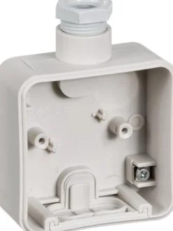 LK OPUS® 74, Underlag med 1 stk. M20 forskruning (for Ø6 til 14 mm kabel), 1 modul – Lauritz Knudsen