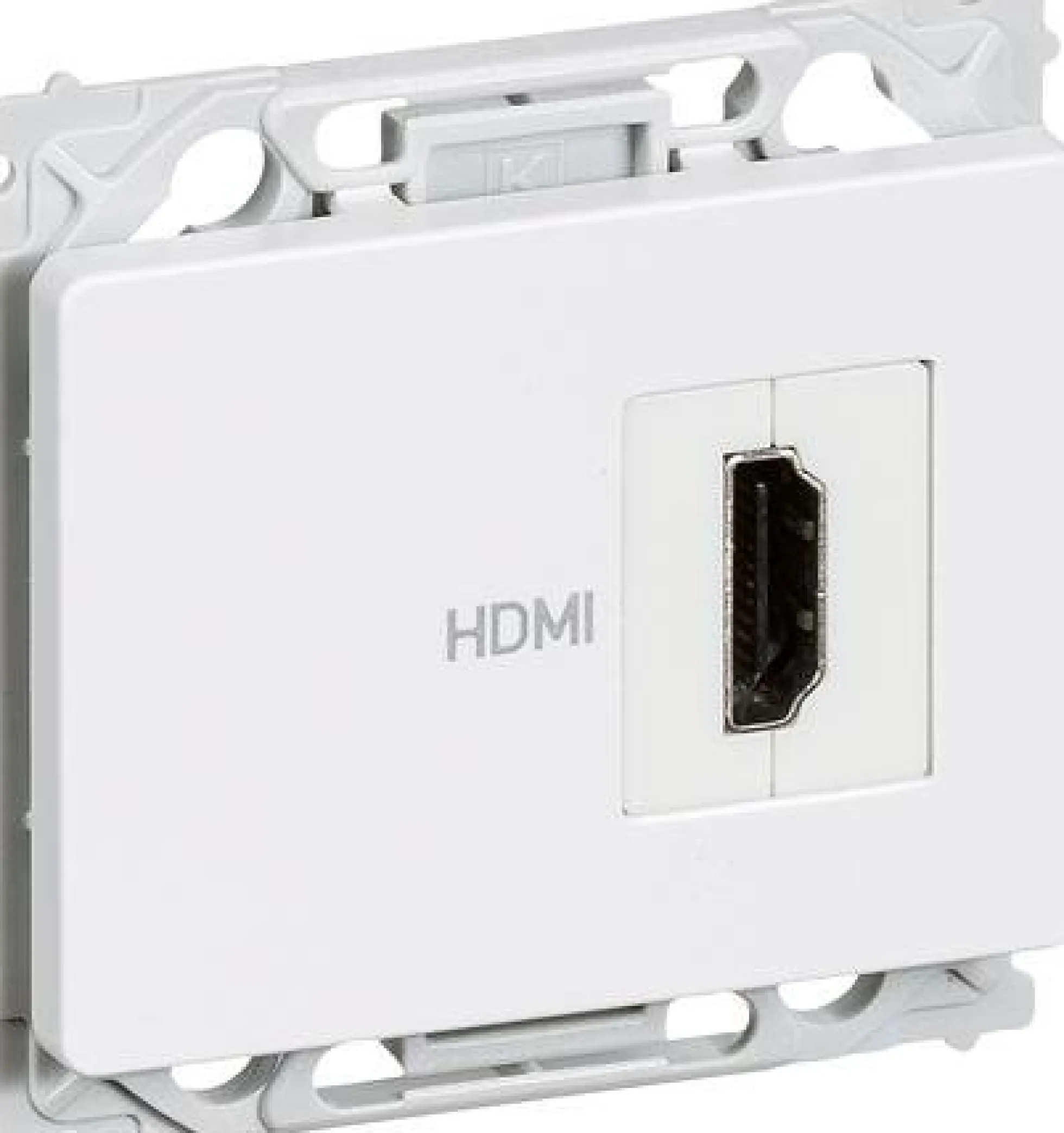 LK OPUS® 66, Video/audioudtag med 1 stk. HDMI 1.4 hun-konnektor, 1 modul – Lauritz Knudsen