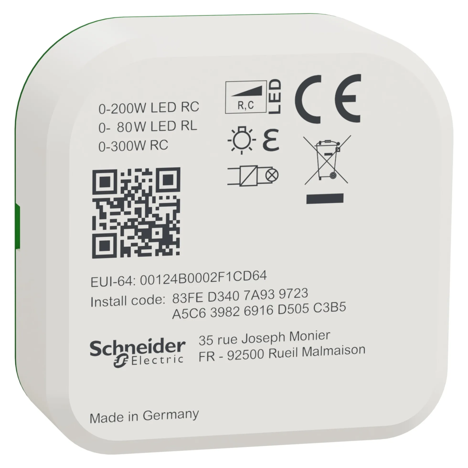 LK Wiser Multiwire Puck lysdæmper, Zigbee 3.0, op til 300W - Schneider Electric