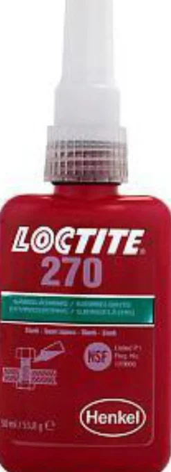 Loctite 270 gevindsikring, grøn, høj styrke, 50 ml
