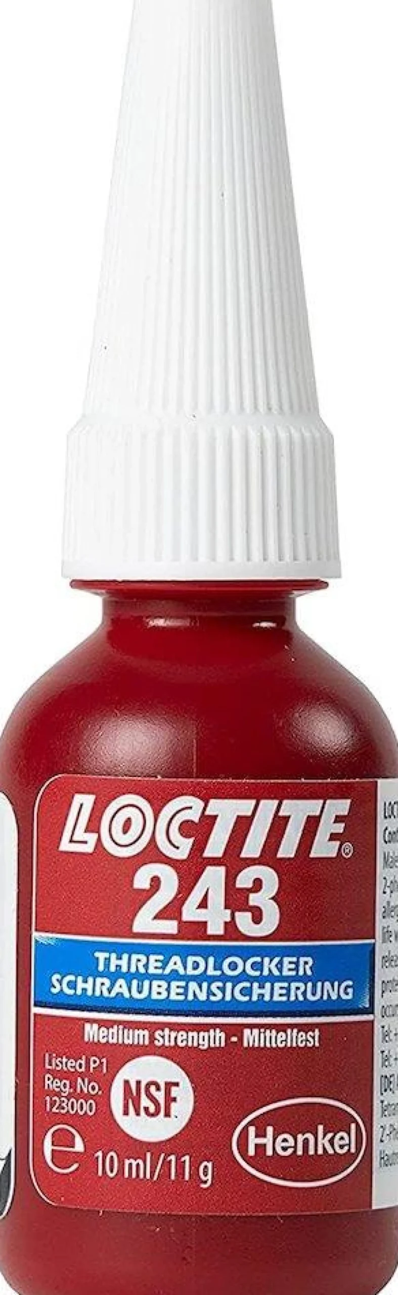 LOCTITE gevindsikring 243, medium styrke, 10 ml