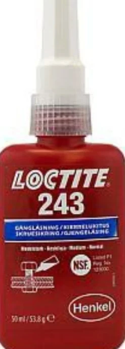 Loctite 243 gevindsikring, middel styrke, 50 ml