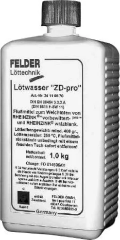 Loddevand Rheinzink ZD Pro, 750 ml