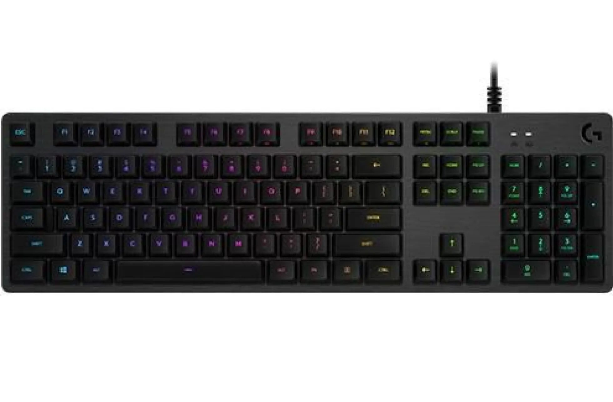 Logitech G512 Carbon, mekanisk gaming tastatur, GX Brown