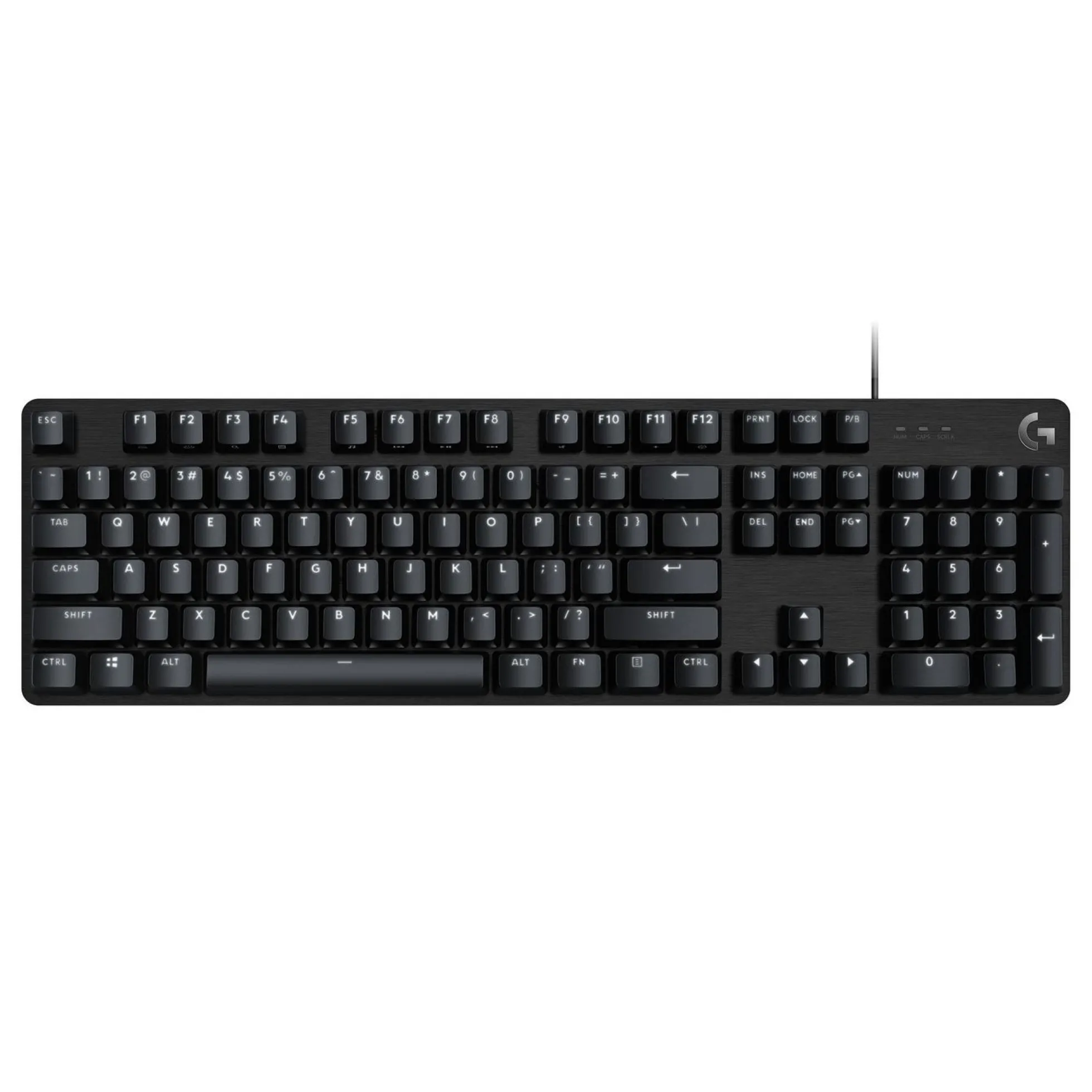 Logitech G413 SE, mekanisk gaming tastatur, schweizisk layout, sort
