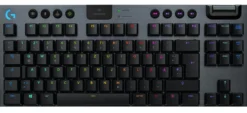 Logitech G915 TKL Lightspeed, trådløst RGB gaming tastatur