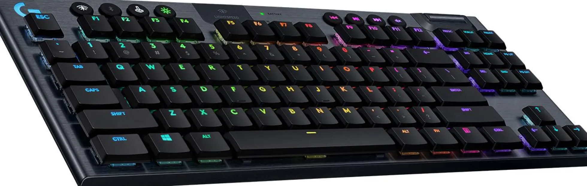Logitech G915 TKL Lightspeed, trådløst RGB gaming tastatur, GL Clicky