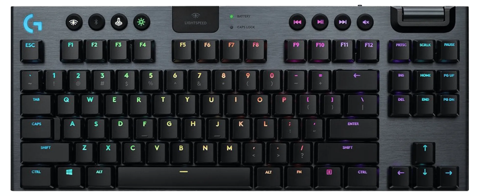 Logitech G915 TKL Lightspeed, trådløst RGB gaming tastatur, GL Clicky