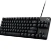 Logitech G413 TKL SE, mekanisk gaming tastatur, tysk layout, sort