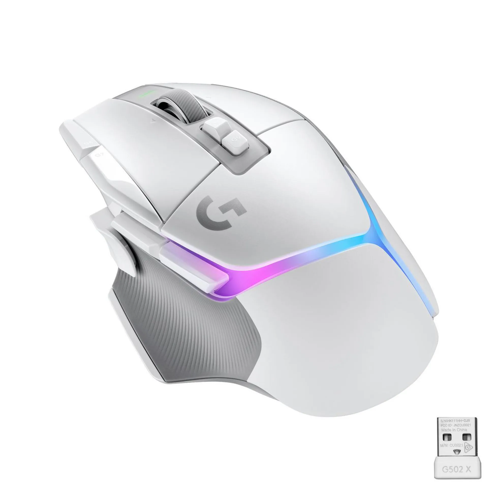 Logitech G502 X Plus, trådløs RGB gaming mus, 25.600 DPI