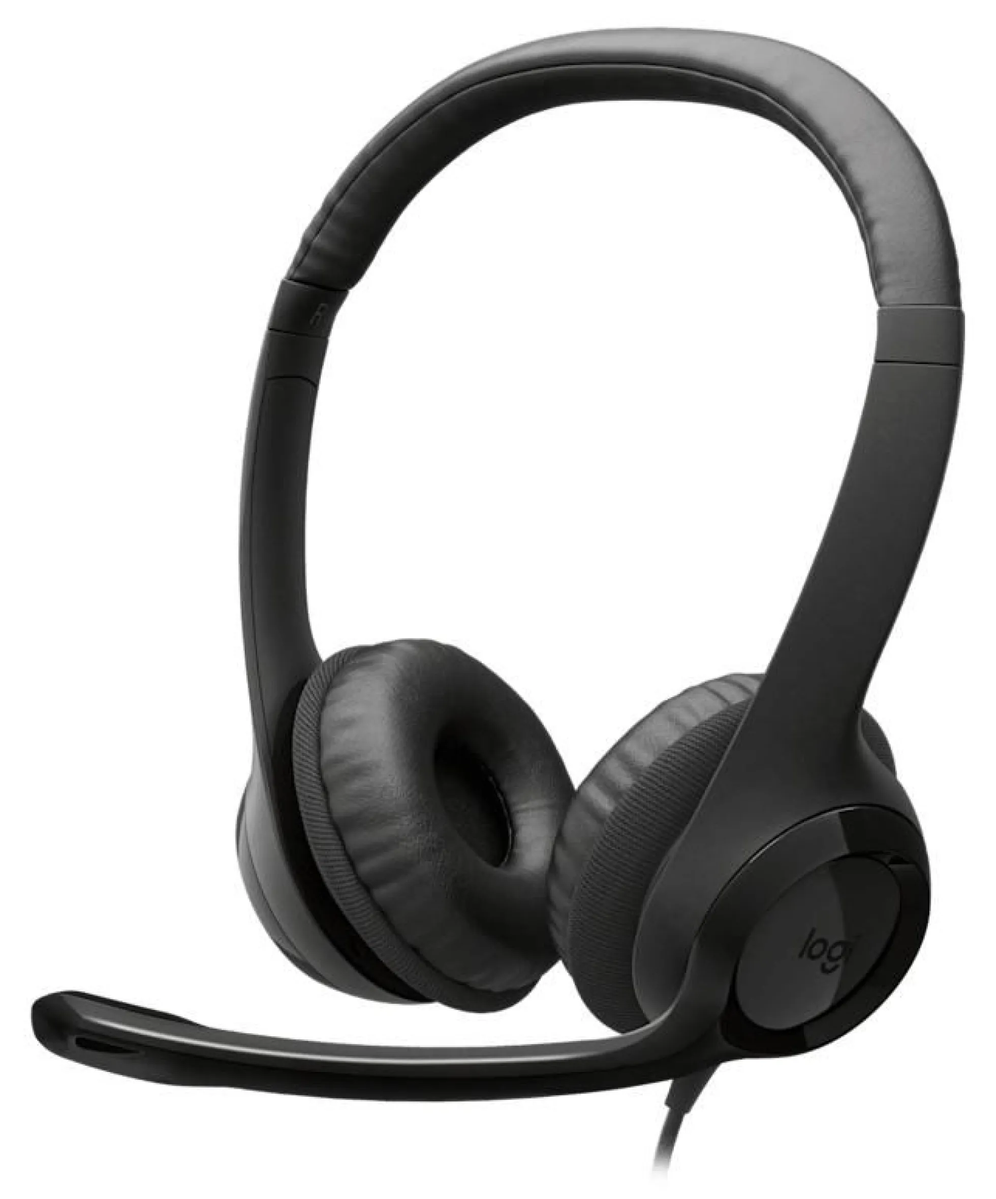 Logitech H390, kablet USB-C headset, sort