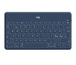 Logitech Keys-To-Go, trådløst Bluetooth tastatur, nordisk layout, klassisk blå