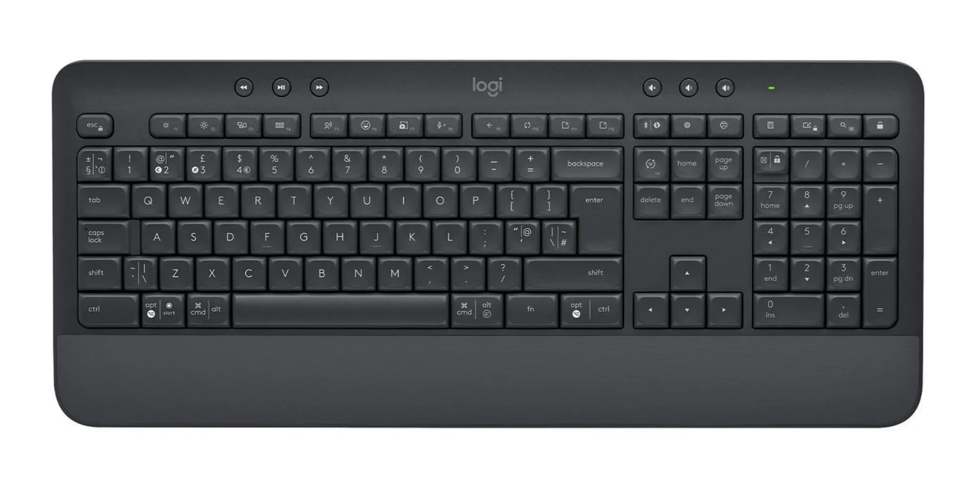 Logitech MK650 Combo for Business, trådløst tastatur og mus, grafit