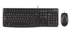 Logitech MK120, kablet tastatur og mus sæt, nordisk layout