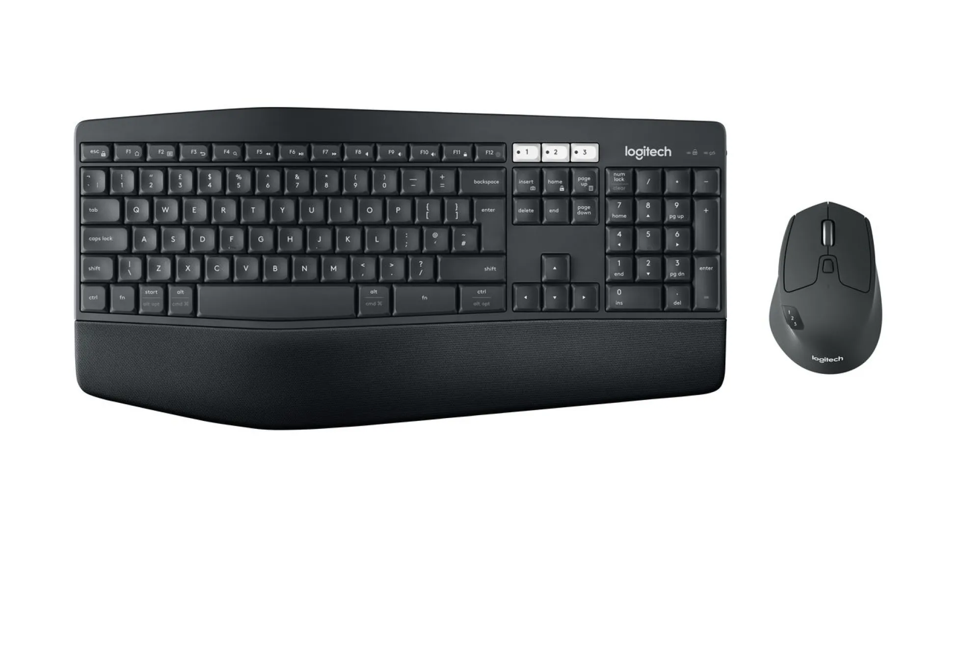 Logitech MK850 Performance, trådløst tastatur og mus sæt, sort