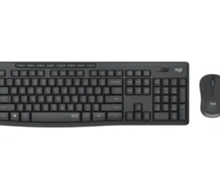 Logitech MK295 Silent Wireless Combo, trådløst tastatur og mus sæt, nordisk layout, sort