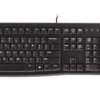 Logitech MK120 Tastatur- og Mussæt Kabelført USB