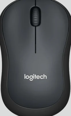 Logitech M220 Silent, trådløs mus, sort/grå