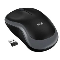 Logitech M185, trådløs mus, Swift Grey
