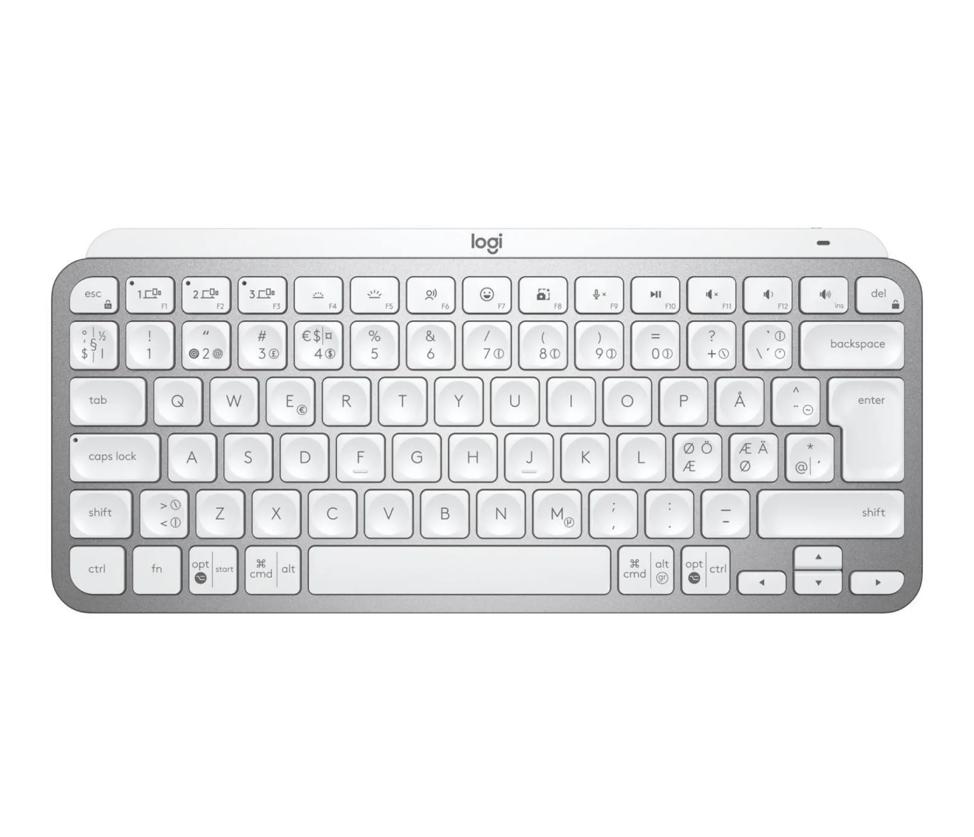 Logitech MX Keys Mini til erhverv, trådløst tastatur, nordisk layout