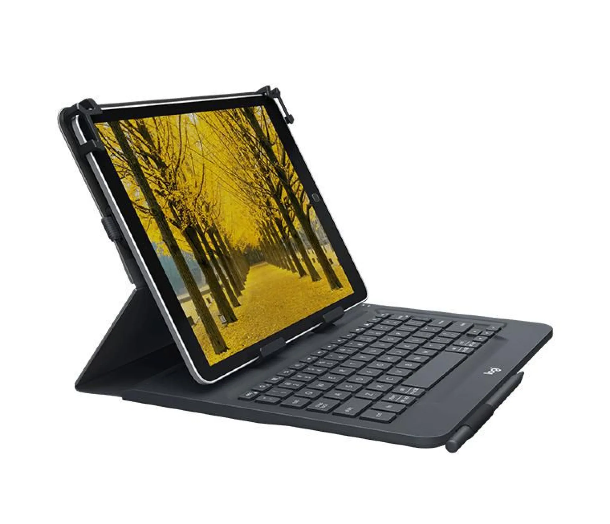 Logitech Universal Folio, tastaturcover til 9-10" tablets, nordisk layout, sort
