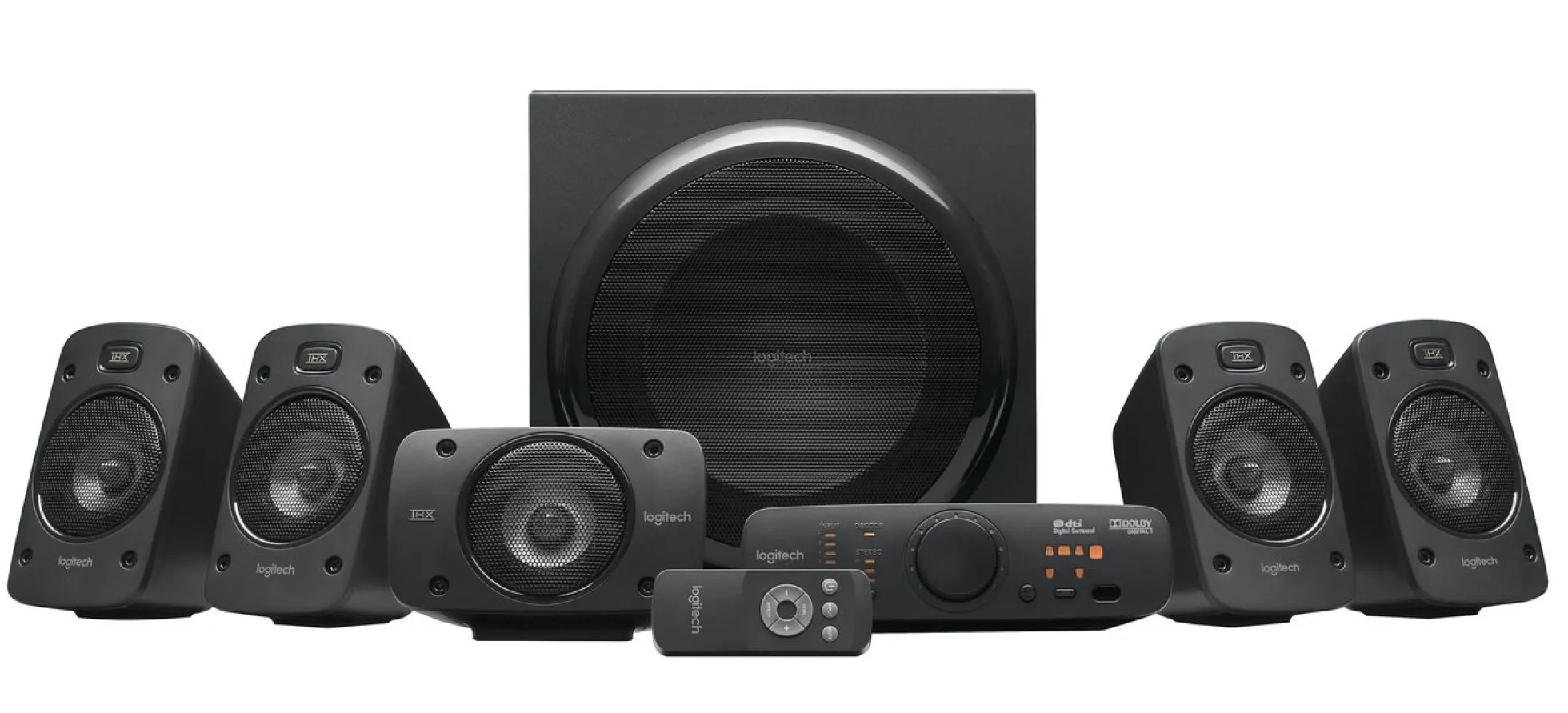 Logitech Z906, 5.1 surround højttalersystem 500 W, sort
