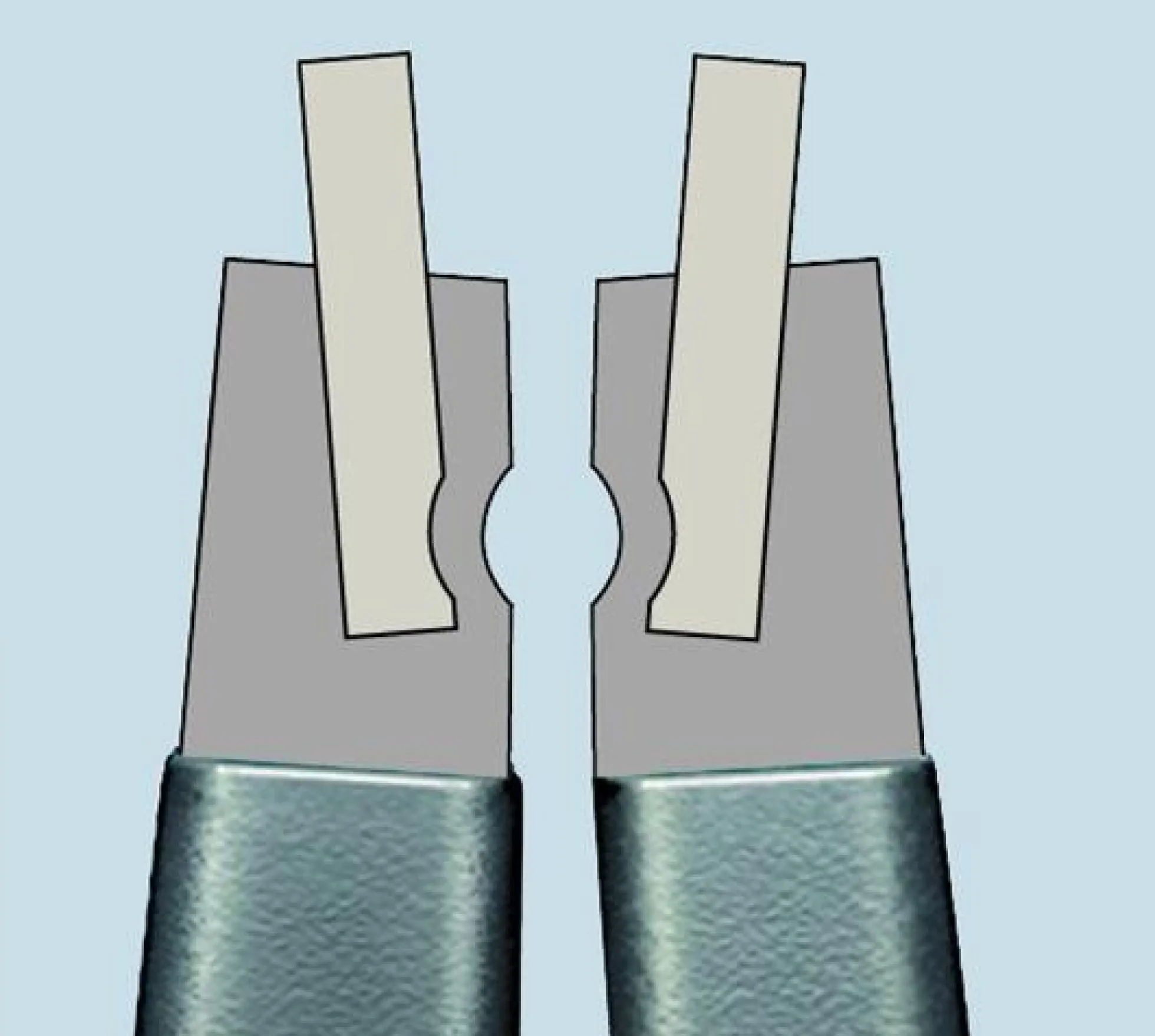 låseringstang, 4911 A2, 19-60 mm, udvendig lige