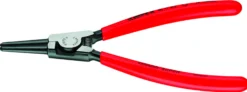 Låseringstang, sort, atramenteret, 40-100 mm, 46 11 A3, udvendig, lige