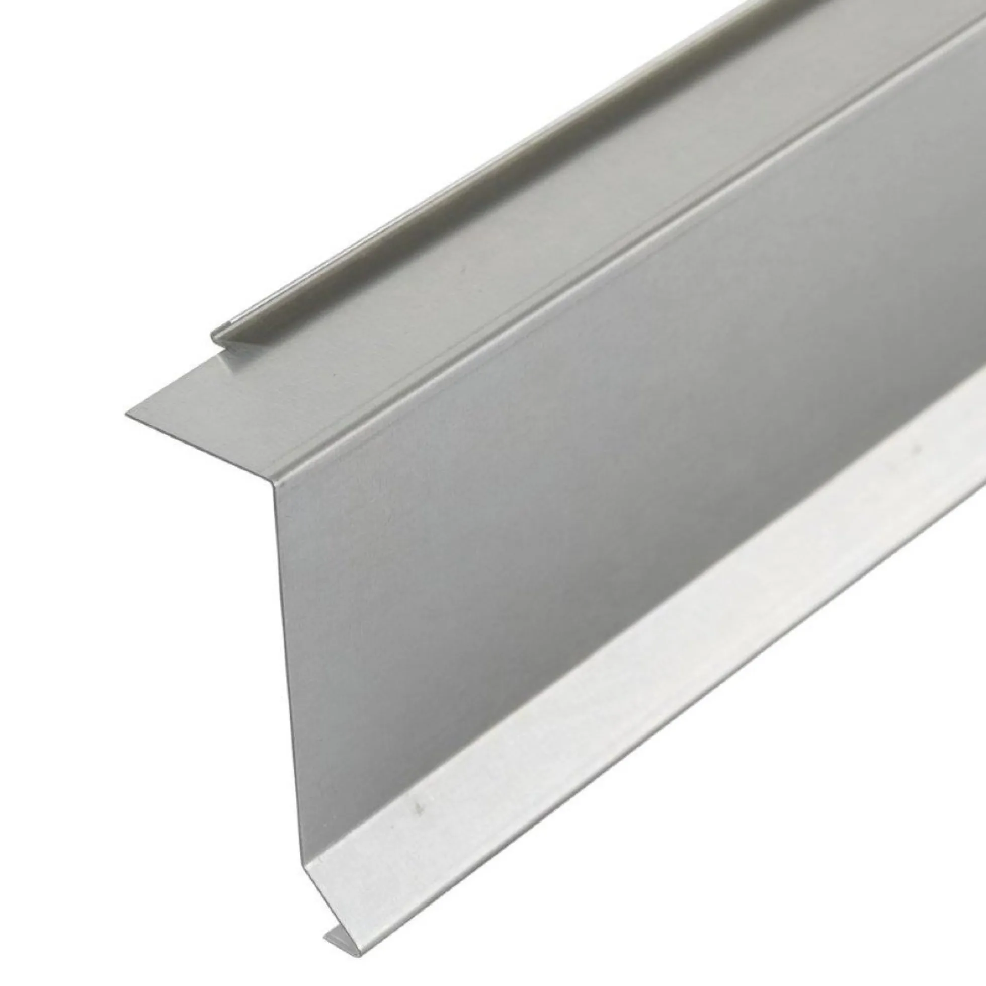 Løskant, 1 meter, blank aluminium