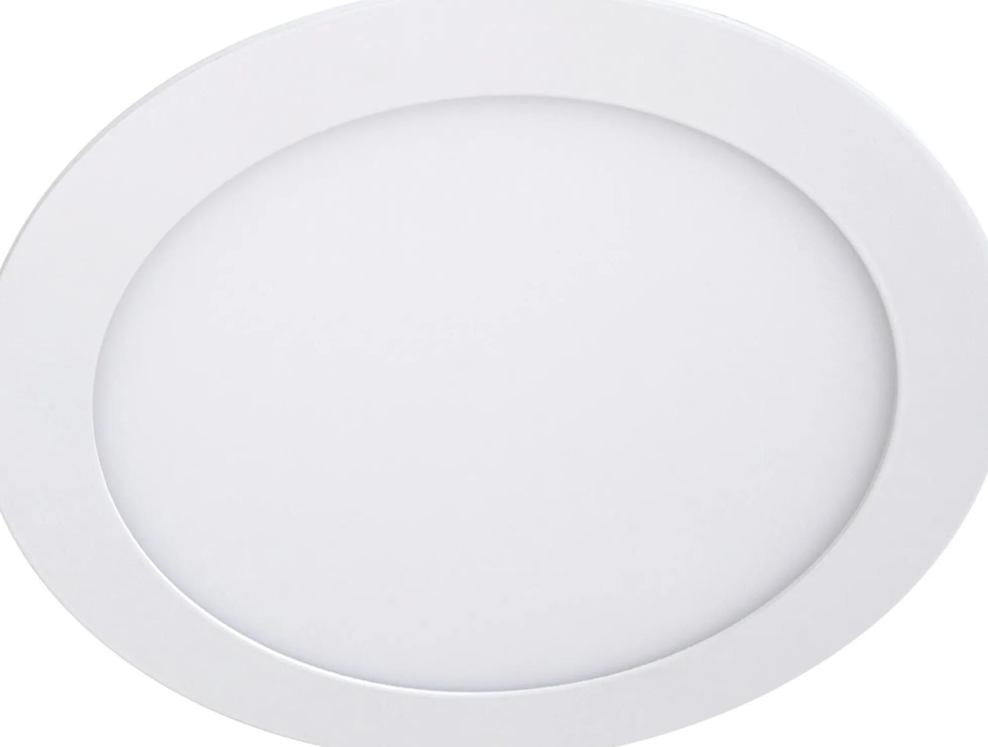Lucette indbygningspanel, LED, 18W, 4000K, 1650 lumen, Ø225, mat hvid - Nordtronic