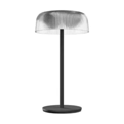 Lumina Fungi solcelle have/bordlampe, 2,5W, 3,7V, 200lm, IP44, ikke dæmpbar, USB-C opladning, Steel, PC, 2700K