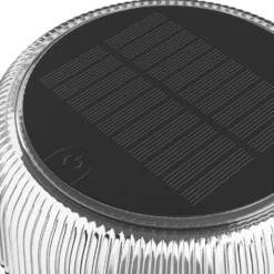 Lumina Fungi solcelle have/bordlampe, 2,5W, 3,7V, 200lm, IP44, ikke dæmpbar, USB-C opladning, Steel, PC, 2700K