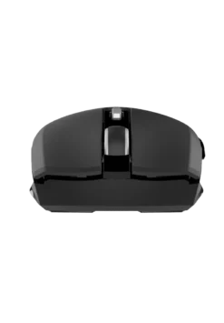 Lydløs trådløs USB-C rejsemus med USB-C modtager, sort