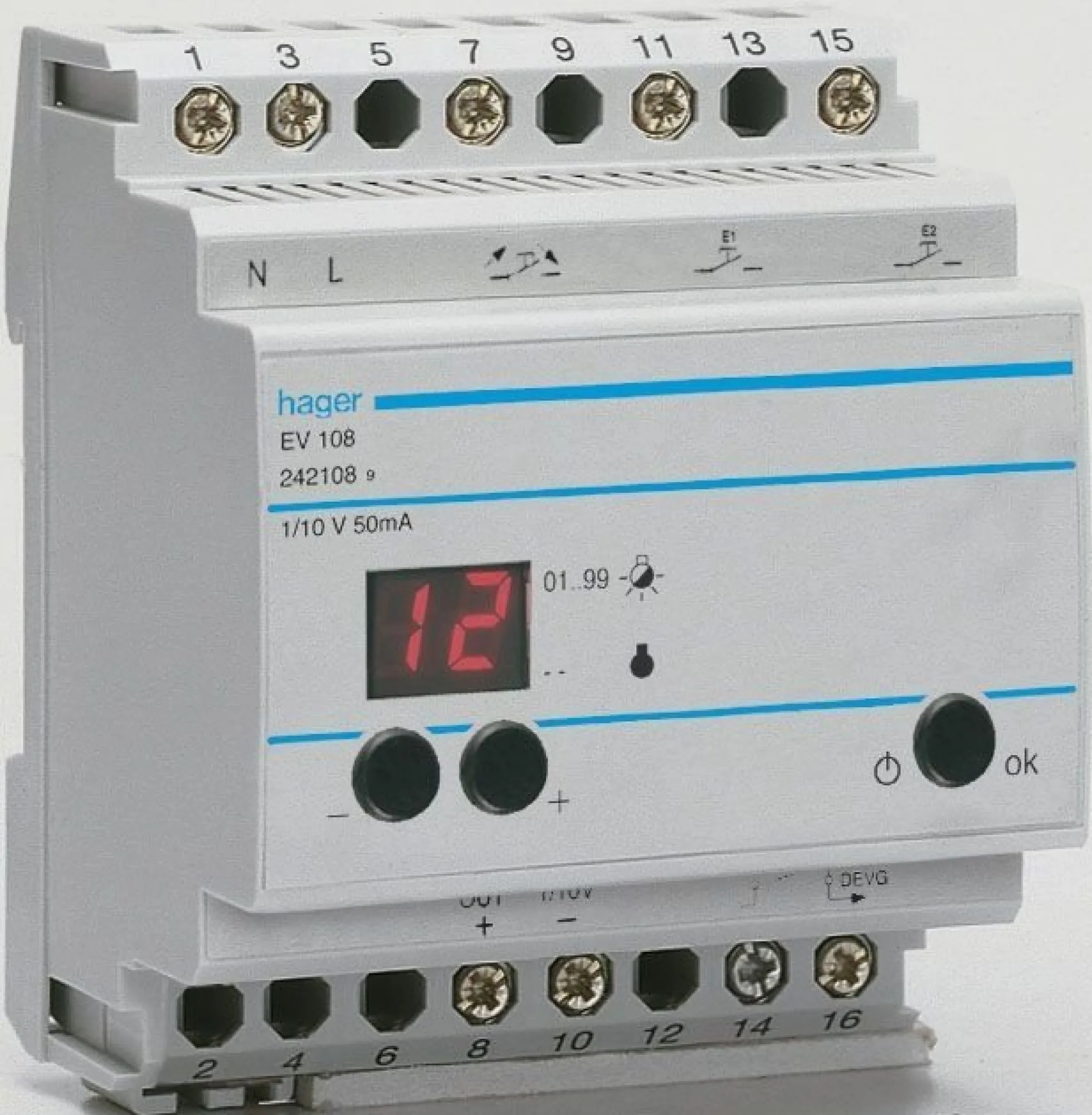 Lysstyringsenhed EV106 1-10V Komfort