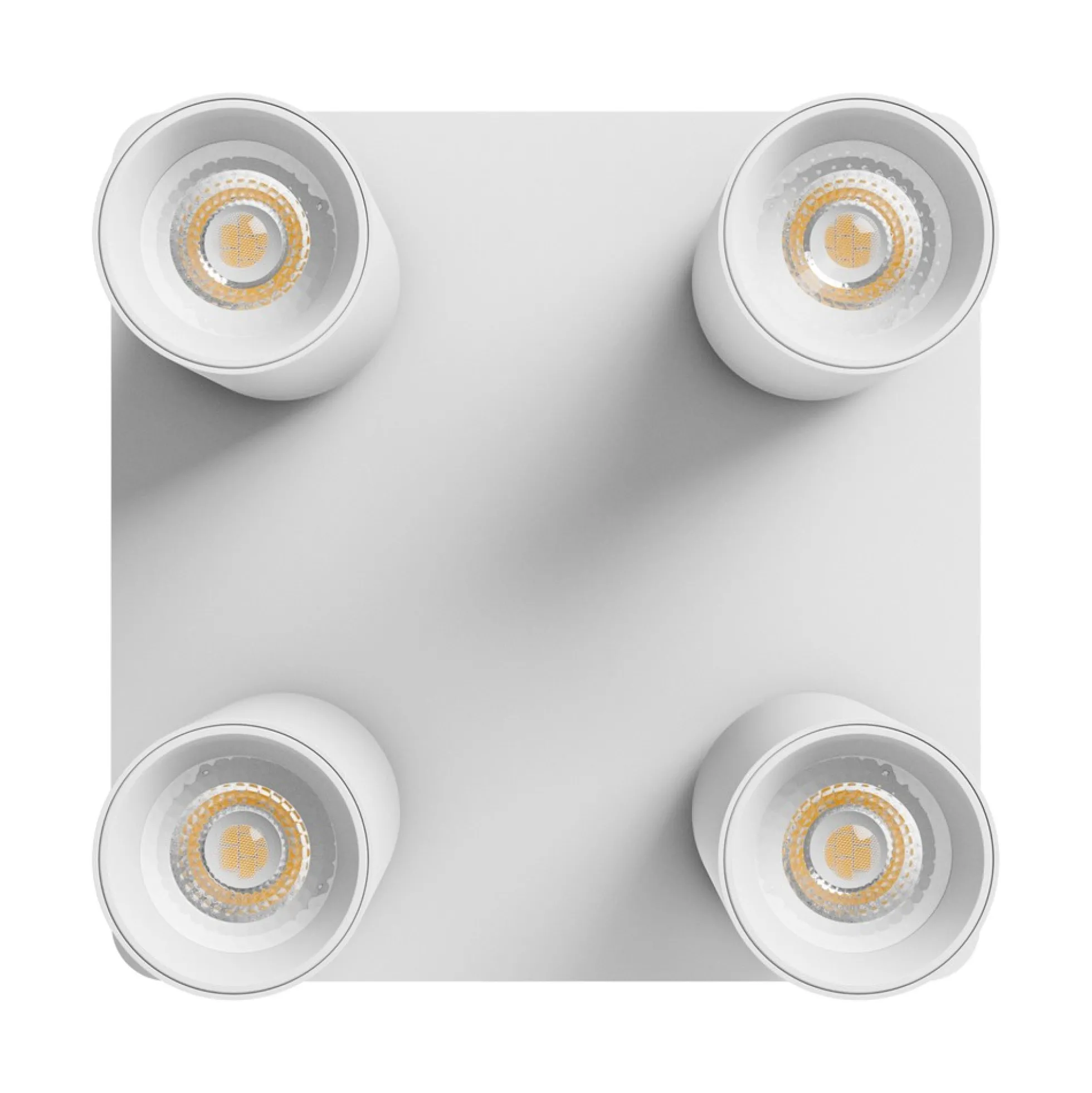 Madara Altro loftslampe, 4xGU10, 230V, IP20, firkant