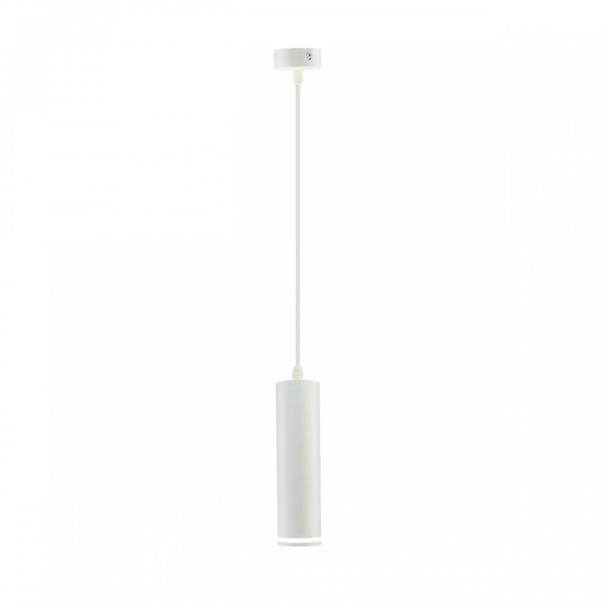 Madara GU10 pendel med ring, 1 meter ledning, Ø55x200mm, IP20, uden lyskilde
