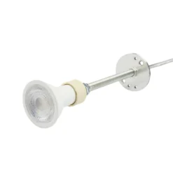 Madara GU10 pendel med ring, 1 meter ledning, Ø55x200mm, IP20, uden lyskilde