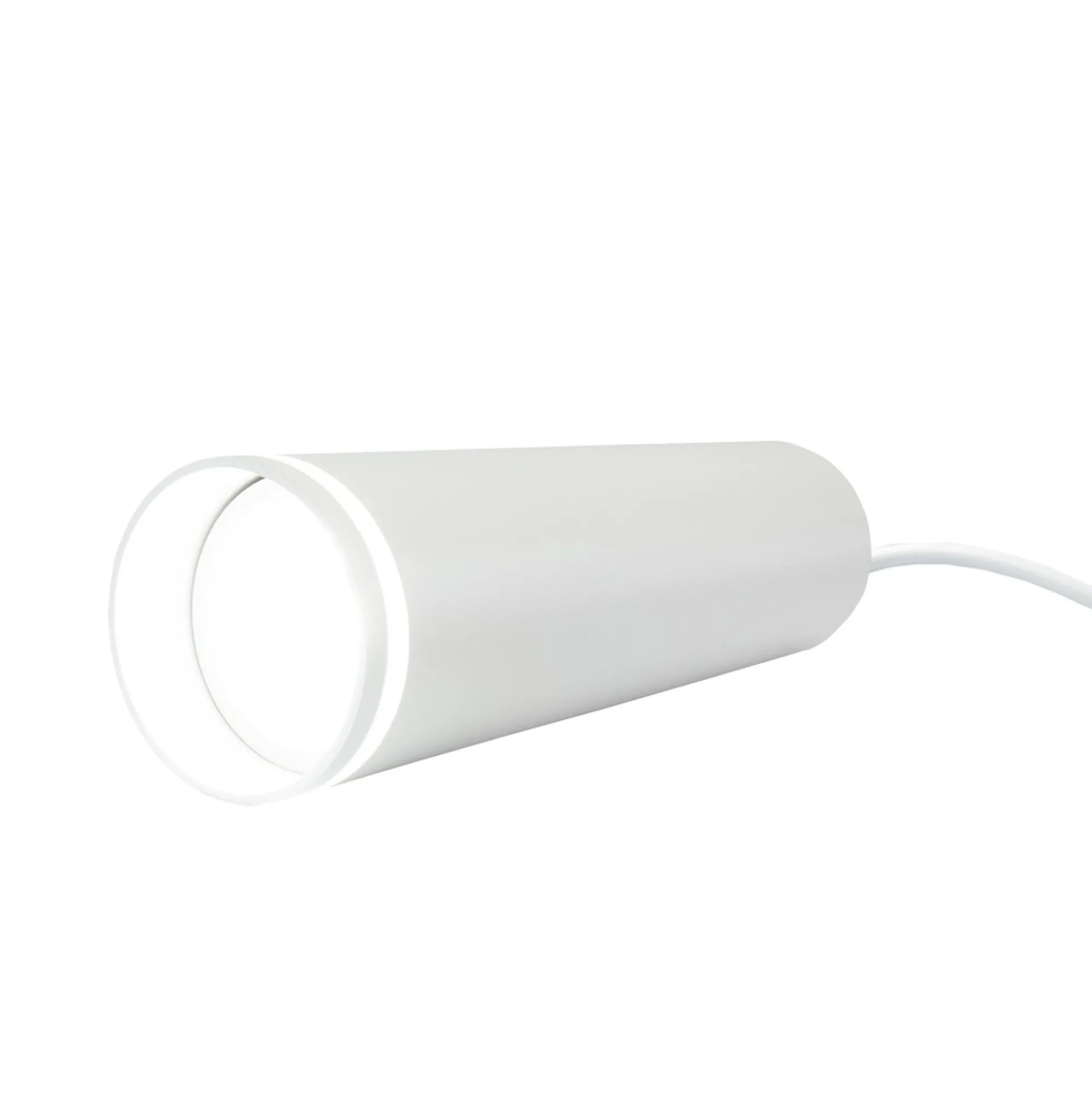 Madara GU10 pendel med ring, 1 meter ledning, Ø55x200mm, IP20, uden lyskilde
