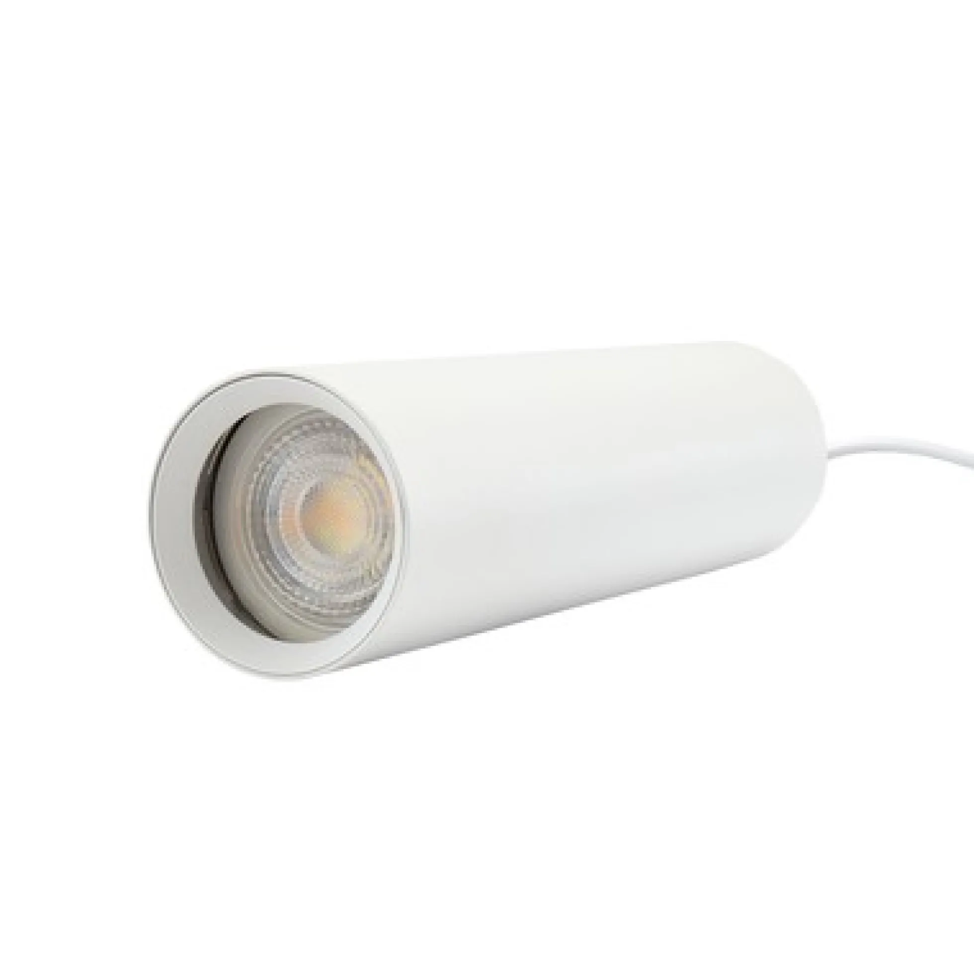 MADARA MINI II GU10 pendellampe til 3-faset skinne 230V IP20 Ø55 x 200mm HVID - 230V