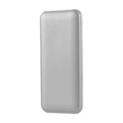 10000mAh power bank, 10W, sølv, LED display, inkl. 30cm Type-C kabel