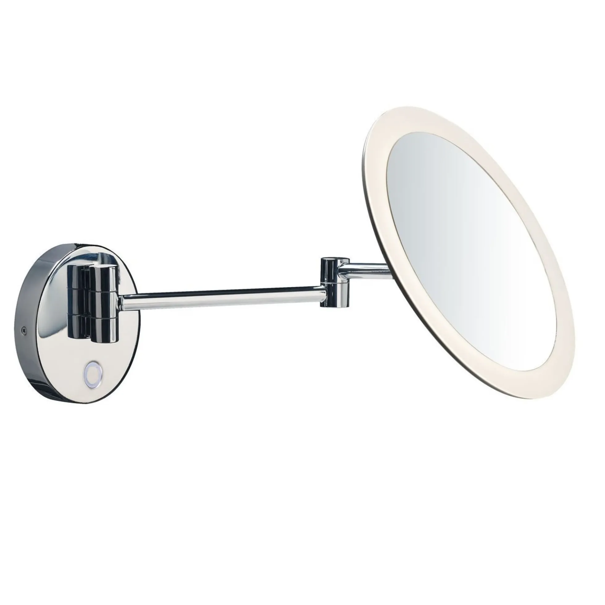 Makeup spejl med lys, vægmodel, 4,8W, 2700/3000/4000K, krom - SLV Maganda