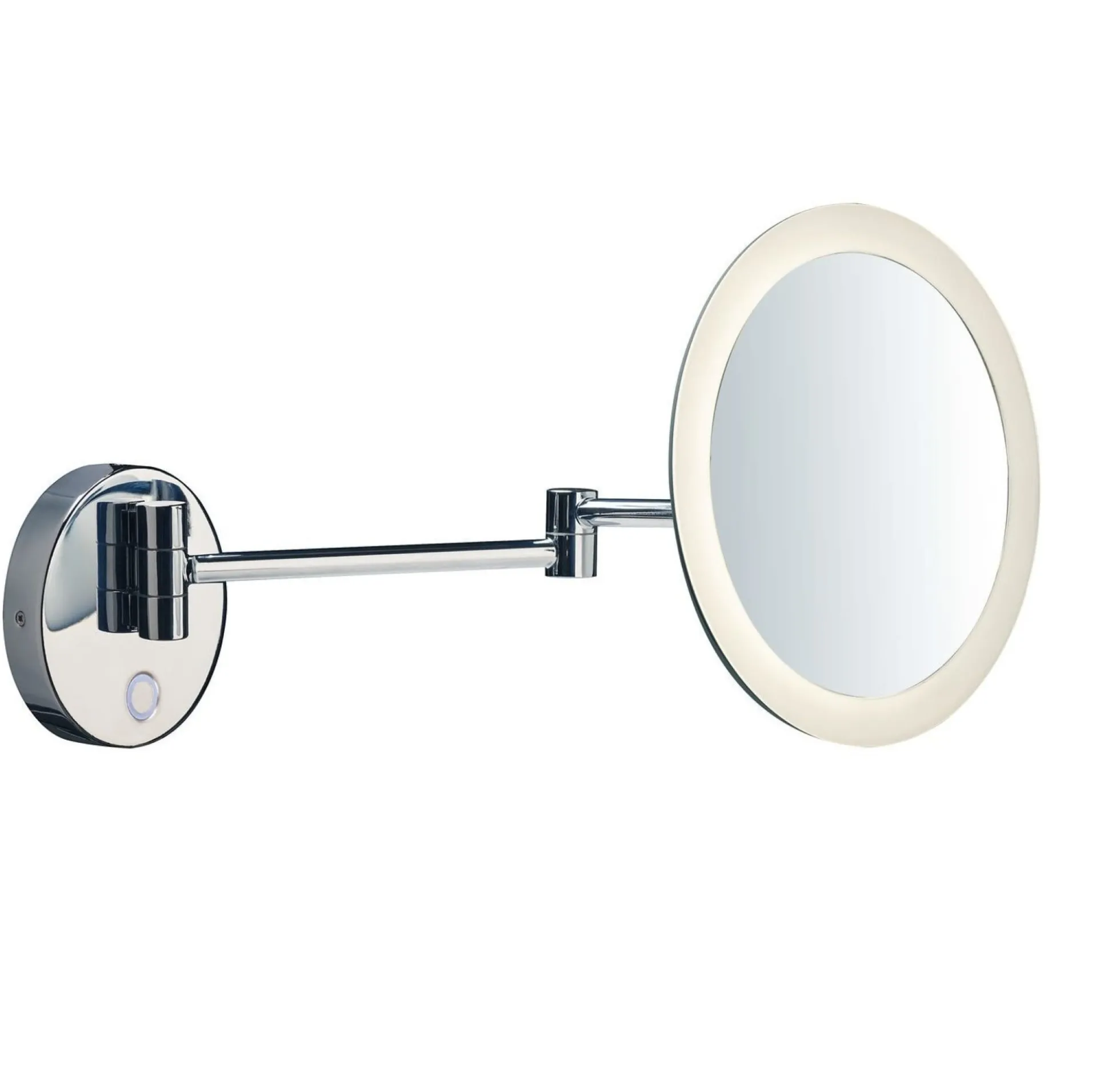 Makeup spejl med lys, vægmodel, 4,8W, 2700/3000/4000K, krom - SLV Maganda