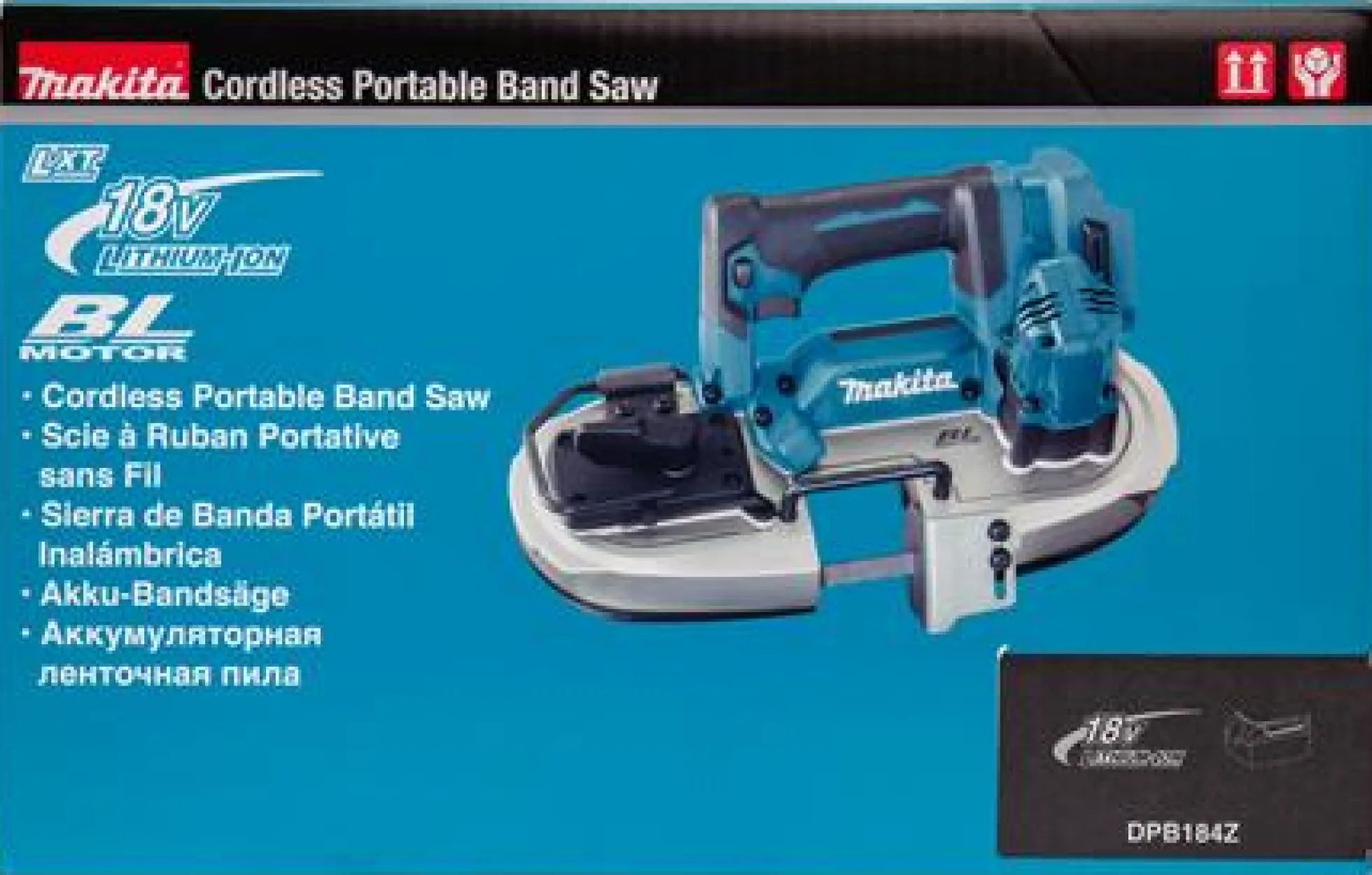 Makita båndsav 18V, DPB184Z