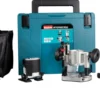Makita 710W Fræser, RT0702CX2J, 6 mm og 8 mm spændetang, kantfræser modul, vinkelfræser modul, overfræser modul, rundfræser modul
